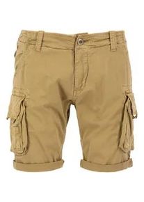 Shorts Alpha Industries "Alpha Industries Men - Crew Short" Gr. 38, Normalgrößen, grün (khaki) Herren Hosen