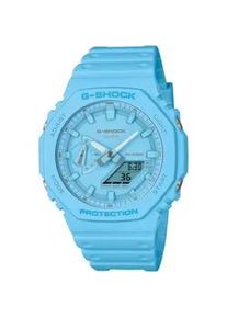 Chronograph Casio G-SHOCK Armbanduhren blau Damen Quarzuhr, Armbanduhr, Damen, Herren, digital, bis 20 bar wasserdicht