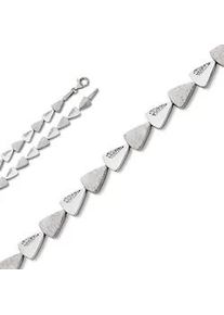 Silberarmband ONE ELEMENT "Zirkonia Armband aus 925 Silber 17 cm" Armbänder Gr. 17, Silber 925 (Sterlingsilber), silberfarben (silber) Damen Silber Schmuck