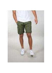 Shorts Alpha Industries "Alpha Industries Men - Combat Short" Gr. 33, Normalgrößen, grün (schwarz olive) Herren Hosen