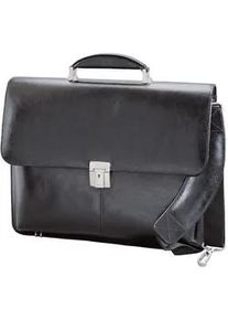 Aktentasche Alassio "Faenza" Gr. B/H/T: 37cm x 4cm x 25cm, schwarz Herren Taschen mit Laptopfach