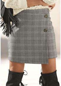 Buffalo Hosenrock braun Gr. 34 für Damen. Mit Zierknöpfe. Figurbetont. Nachhaltig.