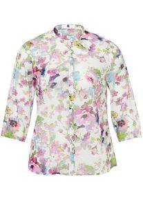 Anna Aura - Bluse mit 3/4-Arm, weiss, Gr. 54 / XXL - Baumwolle