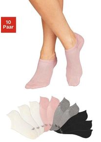 Bench. Sneakersocken mehrfarbig Gr. 35-38 für Damen. Elastisch. Nachhaltig.