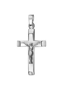 Ketten-Anhänger Firetti "Schmuck Geschenk Silber 925 Halsschmuck Anhänger Kreuz" Schmuckanhänger Gr. Silber 925 (Sterlingsilber), 2,1 g, silberfarben Damen Made in Germany