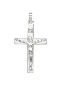 Kreuz-Anhänger Jobo "Anhänger Kreuz" Schmuckanhänger Gr. Silber 925 (Sterlingsilber), silberfarben (silber 925) Damen 925 Silber