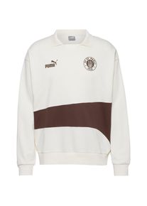 Puma Fc St. Pauli Sweatshirt Herren - beige - Gr. M - Baumwolle/Elastan