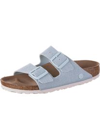 Birkenstock Arizona Tex Rough Canvas Sandalen Damen - türkis - Gr. 36