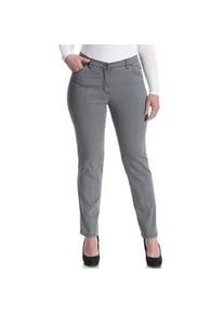 Stretch-Hose KjBRAND "Betty" Gr. 46 (23), K-Gr, grau (grau, kurzgrößen) Damen Hosen super Stretch