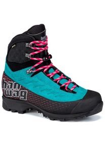 Hanwag Ferrata Tour GTX Bergschuhe Damen (Gr 41,5 |türkis |wasserdicht)