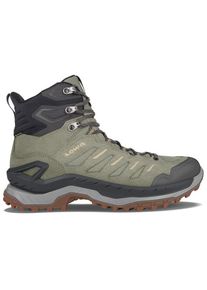 Lowa Innovo GTX Mid Wanderschuhe Herren Wandern (Gr 41,5 |grau/oliv |wasserdicht)