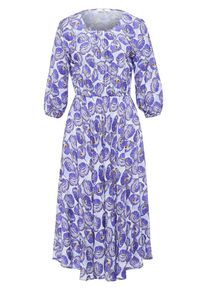 Peter Hahn - Kleid mit Rundhals-Ausschnitt, lila, Gr. 36 / S