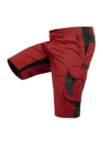 Qualitex HIGH QUALITY WORKWEAR Shorts IND red dahlia/phantom Damen: 46 Herren: 52