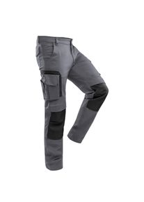 Qualitex HIGH QUALITY WORKWEAR Bundhose PRO+ grau/schwarz Damen: 60 Herren: 66