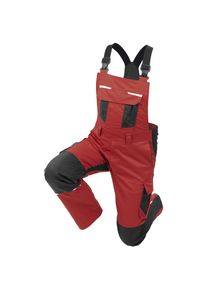 Qualitex HIGH QUALITY WORKWEAR Latzhose IND red dahlia/phantom Damen: 36 Herren: 42