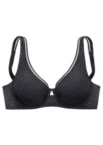 Nuance Große Größen Minimizer-BH Gr. 85E schwarz für Damen
