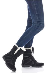 bonprix Gef&uuml;tterte Schn&uuml;rboots mit Tex-Membran, schwarz, Gr.41, Wasserdichter Winter Schn&uuml;r Boot mit Warmfutter, aus Vegan