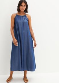 bonprix Jeanskleid aus flie&szlig;endem Lyocell, blau, Gr.46, Flie&szlig;endes Jeanskleid aus Lyocell