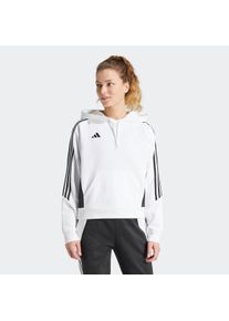 Kapuzensweatshirt adidas Performance "TIRO24 SWHOODW" Gr. M, schwarz-weiß (white, black) Damen Sweatshirts