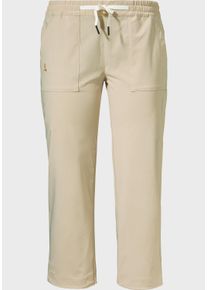 Schöffel 3/4-Hose SCHÖFFEL "Pants Rangun L" Gr. 38, Normalgrößen, braun (4160, braun) Damen Hosen Sporthosen