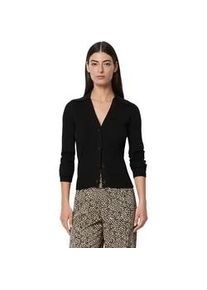 Marc O'Polo Cardigan MARC O'POLO "mit LENZINGTM ECOVEROTM" Gr. S, schwarz Damen Strickjacken