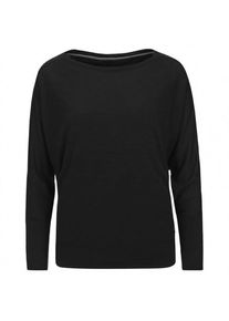 Woll- & Merinopullover super.natural Kula Top Damen (Gr M |schwarz)