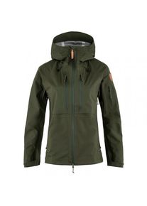 Fjällräven Fjällräven Keb Eco-Shell Jacket Regenjacke Damen Wandern (Gr XL |oliv |wasserdicht)