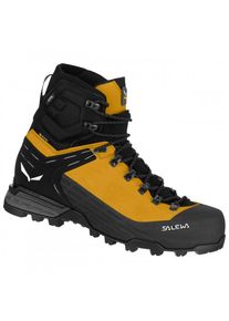 Bergschuhe Salewa Ortles Ascent Mid GTX Herren (Gr 46,5 |schwarz/gelb |wasserdicht)