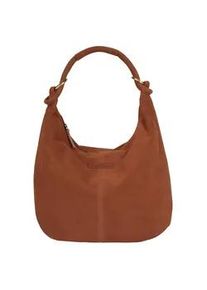 Shopper Bruno Banani Gr. B/H/T: 43cm x 33cm x 4cm onesize, braun (cognac) Damen Taschen echt Leder