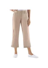 Stretch-Hose Casual Looks Gr. 20, Kurzgrößen, grau (stein) Damen Hosen