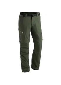 Funktionshose Maier Sports "Tajo 2" Gr. 62, Normalgrößen, grün (olivgrün) Herren Hosen Wanderhose, zipp-off Outdoor-Hose, 4 Taschen, Regular Fit