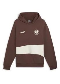 Hoodie Puma "FC St. Pauli ftblCULTURE+ Herren" Gr. S, braun (espresso sugarot almond beige) Herren Sweatshirts