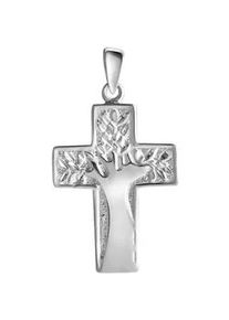 Ketten-Anhänger Firetti "Schmuck Geschenk Silber 925 Halsschmuck Anhänger Kreuz" Schmuckanhänger Gr. Silber 925 (Sterlingsilber), 1,24 g, silberfarben Damen