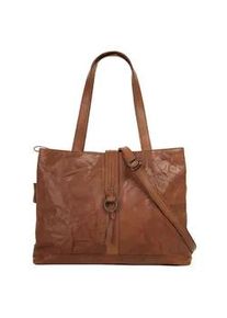 SPIKES & SPARROW Aktentasche SPIKES & SPARROW Gr. B/H/T: 40cm x 29cm x 13cm onesize, braun (cognac) Damen Taschen echt Leder