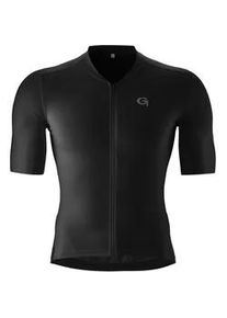 Radtrikot Gonso "SITIVO TRIKOT M" Gr. XXXL, schwarz Herren Trikots Radshirt kurzarm, atmungsaktives Fahrradtrikot mit Rückentasche