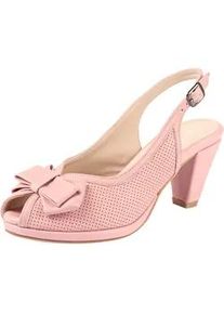 Sandalette Andrea Conti Gr. 39, rosa Damen Schuhe Slingbacksandale Brautschuh