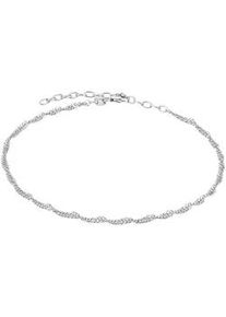 Fußkette MODABILÉ "Schmuck Geschenk Silber 925 Körperschmuck Singapore" Fußkettchen Gr. Silber 925 (Sterlingsilber), silberfarben