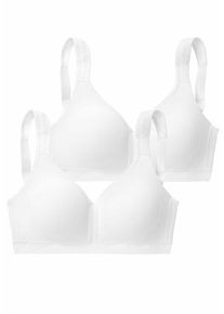 Petite Fleur Soft-BH 2xweiß Gr. 110C. Ohne Bügel. Nachhaltig.