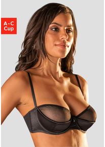 Petite Fleur Gold Büstenhebe schwarz Gr. 90A für Damen. Mit Bügel