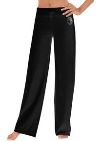 H.I.S. sheego Große Größen Wellnesshose, schwarz, Größe 36/38 - Damen