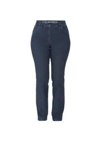 Stretch-Hose KjBRAND "Betty" Gr. 48, N-Gr, blau (denim stone) Damen Hosen super Stretch