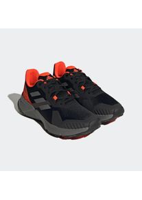 Trailrunningschuh adidas terrex "SOULSTRIDE TRAILRUNNING" Gr. 44, schwarz (core black, grey four, solar red) Schuhe Herren Outdoor-Schuhe