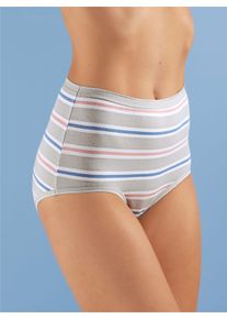w&auml;schepur sheego Gro&szlig;e Gr&ouml;&szlig;en Taillenslip im Ringel-Dessin, 4x gestreift, Gr&ouml;&szlig;e 44 - Damen