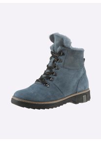 Waldläufer sheego Große Größen Stiefelette, hellblau, Größe 6,5 - Damen