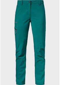 Schöffel Outdoorhose SCHÖFFEL "Pants Ascona" Gr. 46, Normalgrößen, grün (6895, grün) Damen Hosen Sporthosen