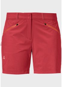 Schöffel Bermudas SCHÖFFEL "Shorts Hestad L" Gr. 34, Normalgrößen, rot (2003, rot) Damen Hosen Sporthosen