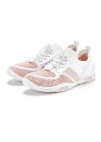 Sneaker Lascana Gr. 44, rosa (weiß, rosé) Damen Schuhe Freizeitschuh, Halbschuh superleicht, flache flexible Sohle VEGAN