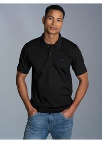 Poloshirt TRIGEMA "TRIGEMA DELUXE Piqué" Gr. 4XL, schwarz Herren Shirts Kurzarm