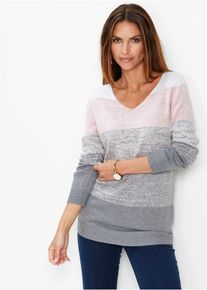 bonprix Premium Pullover mit Cashmere-Anteil, rosa, Gr.56/58 (3XL), Softer Pullover mit attraktivem Farbverlauf, aus Kaschmir,Viskose