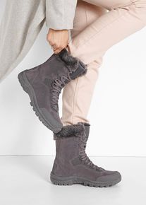 bonprix Gef&uuml;tterte Schn&uuml;rboots mit Tex-Membran, grau, Gr.38, Warmer Winter Schn&uuml;r Boot mit Tex-Membran, aus Vegan